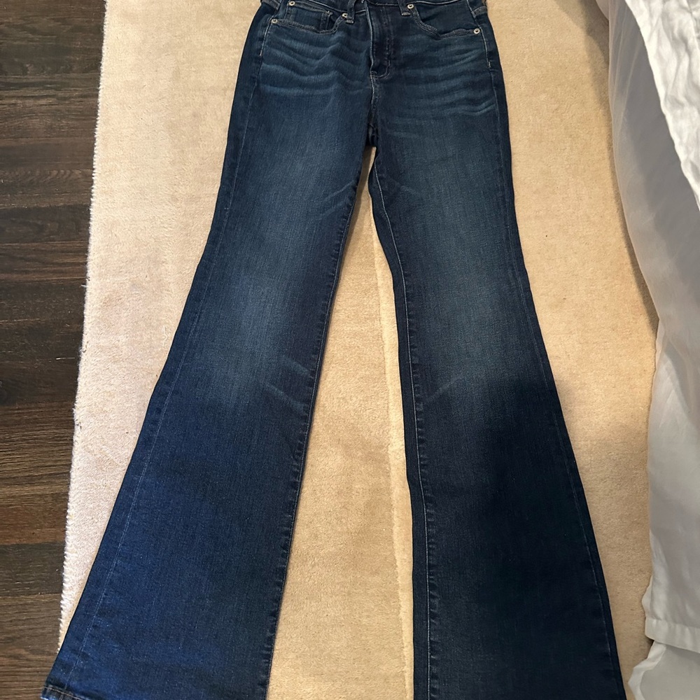 J Crew bootcut Jean in super- stretch